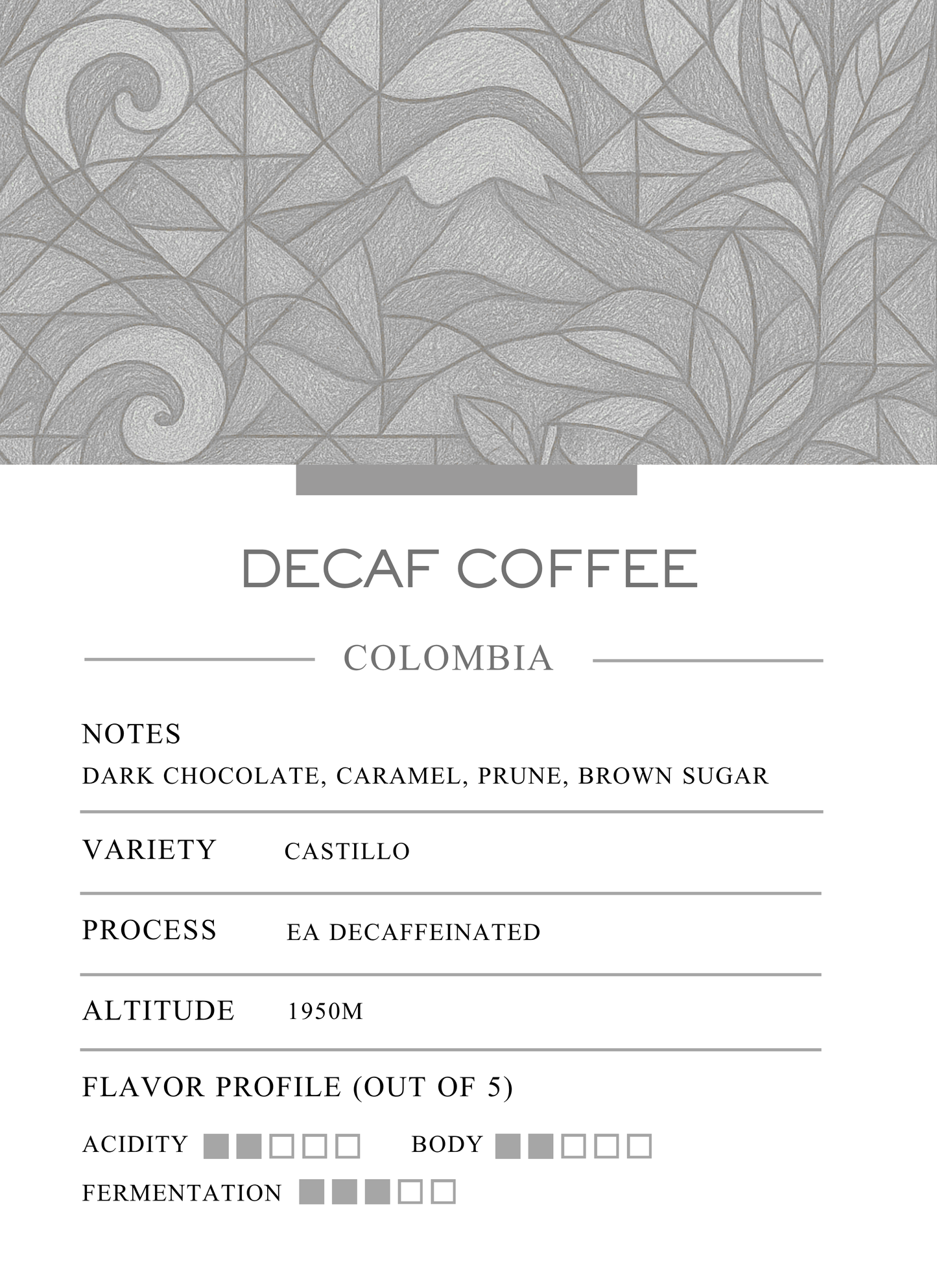 [ Decaf Coffee ] Colombia 200g | Colombia 100%